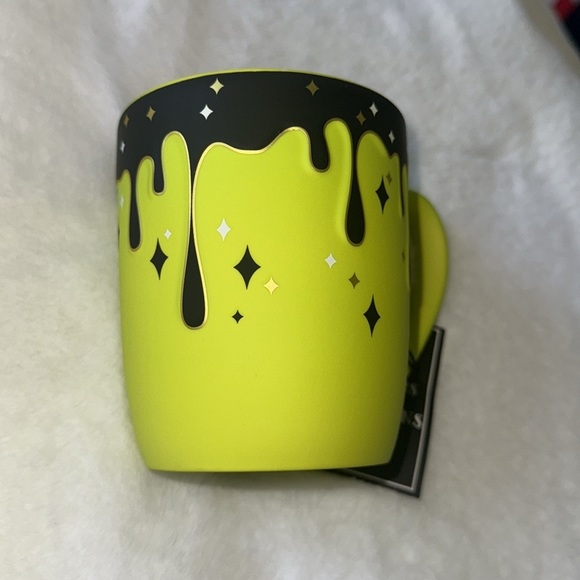 NEON Lime Green Ghost Soft Touch Coffee 16oz Mug TikTok Halloween drippinp - Picture 5 of 5
